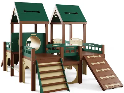 Dog training ground equipment 3 by TerraBound Solutions 3D model