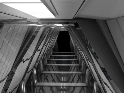 Sci Fi Corridor  3D model