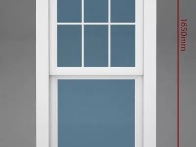 Window Doublehung Free 3D model