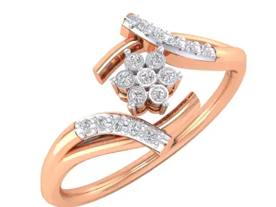 Women Ring Render 3dm STL MTL SLC JCD OBJ FBX Details 3D print model 71