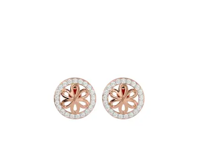 Light Minimalist Diamond Ring Earrings Pendant Set 3D print model order
