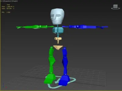 Space Robot 1 3D model