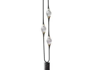Il Pezzo 12 floor lamp with caustic effect 3D model