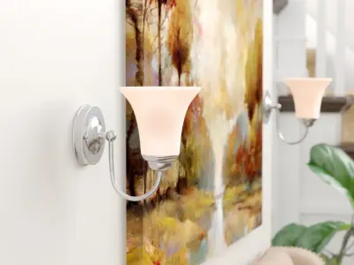 Zarate 1 - Light Dimmable Armed Sconce Free 3D model