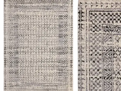 Rosa Diamond Rug 3D model