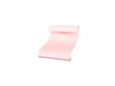 Cartoon Paper v1 003 Low-poly 3D model