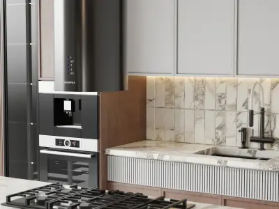 Kitchen 087 3D model