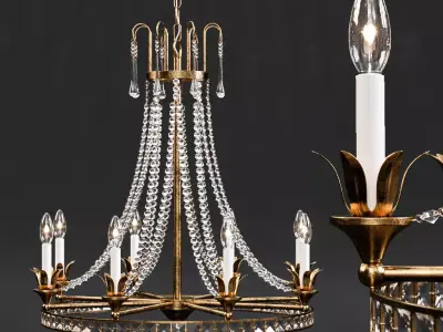 Louis Chandelier 3D model