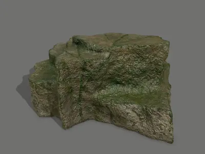 Rock Set Low-poly 3D model 38