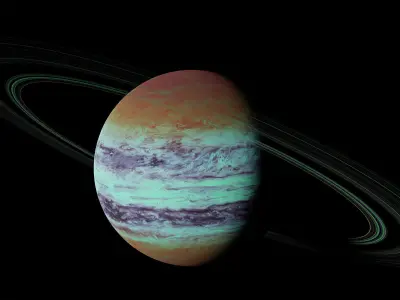 Planet Leviathan 16K Cycles 3D model