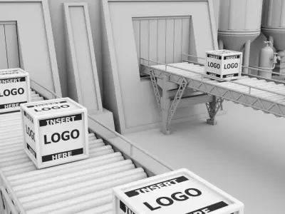 Interior Factory Scene 3D model by AhearnART3D