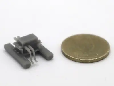 HO Scale Rail switch box 2 train  3D print model