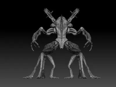 Lost in space Attack robot action figure 3d model 3D model