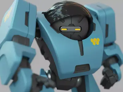 ANDROID M-3000  RIGGED 3D model