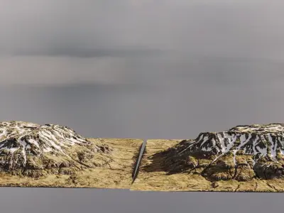 Nordic Mountain 3D model