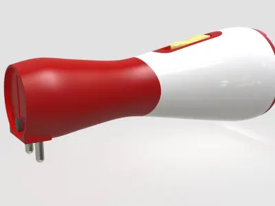 Rechargeable Torch Light 3D model