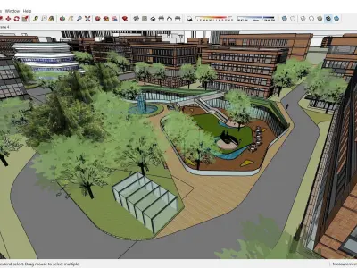 Sketchup Shopping Center H5 3D model