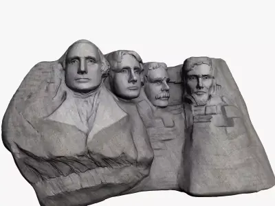 Mount Rushmore 3D model