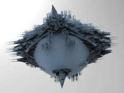 Prison colony Globe base  3D model