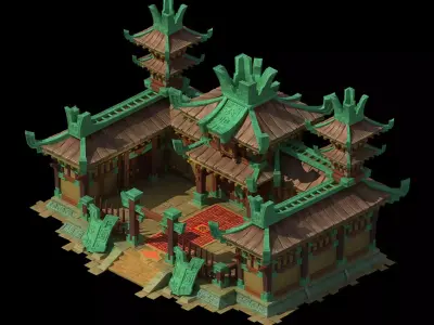 City Building - Military Hall 35 3D model