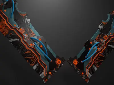 Sci-Fi sword 3D model shop