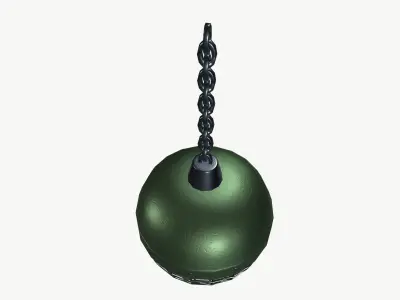 Hanging Lamp 3D model 7