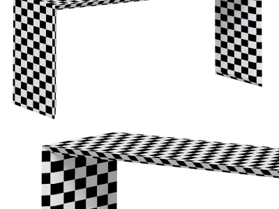 Infinity pridivannyy table by giorgiocollection 3D model