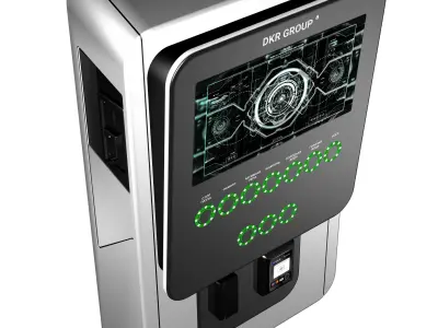 kiosk carwash 3D model