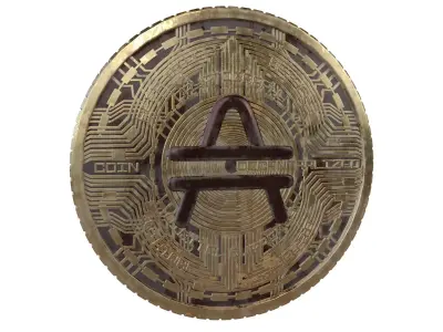 Amp Coin v7 004 3D model