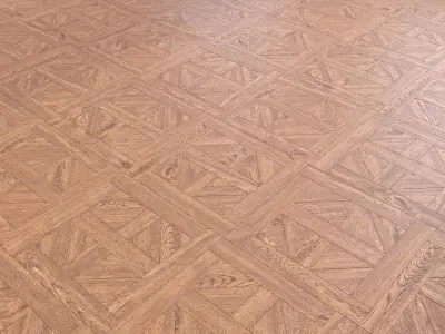 Parquet - Laminate - Wooden floor Low-poly 3D model 15
