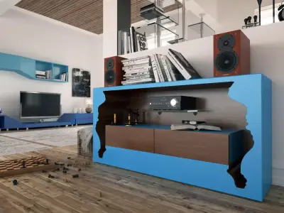 Archmodels vol 144 - living room furniture and appliances 3D model