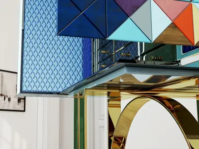 Cabinet Pixel by Boca do Lobo 3D model