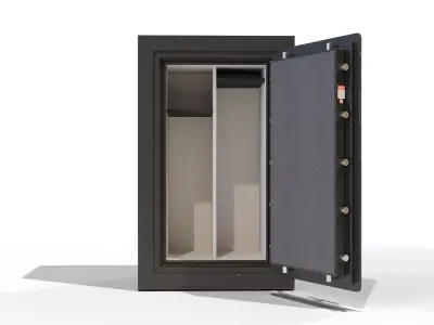 Weapon Storage Locker Safe Vault Low-poly 3D model