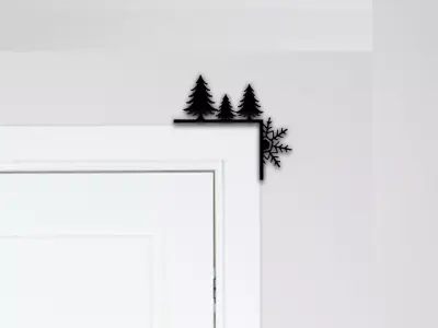 Tree Door Corner Decor 3D print model