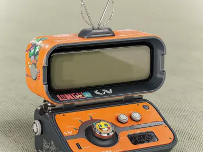 Sci-fi Controller PC V28 PBR Low-poly 3D model