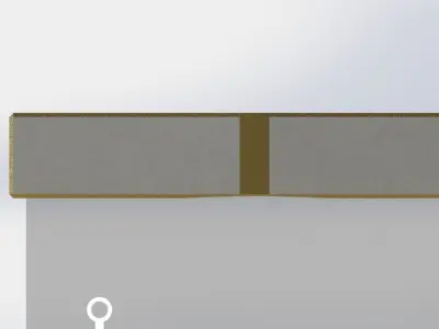 glass key card Free 3D model