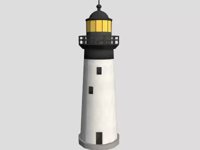 Lighthouse - Low-poly PBR Model Low-poly 3D model