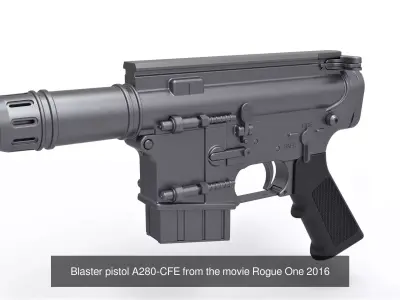 Blaster Set 2016 3D Model Pack