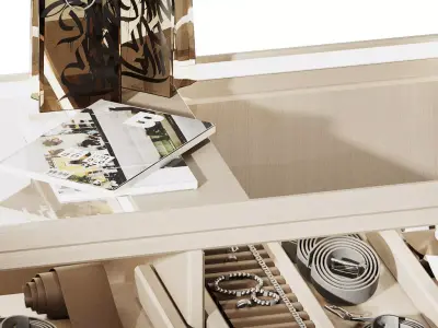 Island for a mens accessories store 3D model