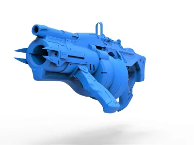 Gun of Baptiste Talon from the game Overwatch 3D print model