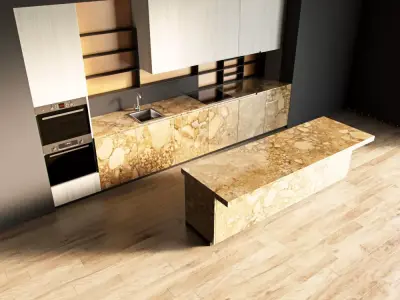 24-Kitchen12 texture 2 3D model