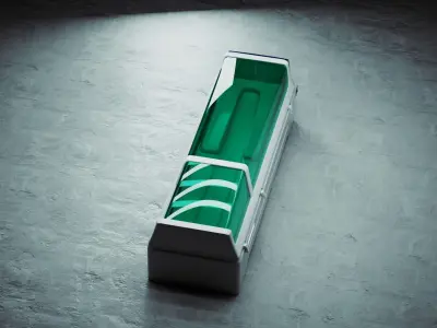 Sci-Fi Capsule Cyberpunk Laboratory 3D model 3D model