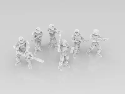 Light Havok Troopers 3D print model