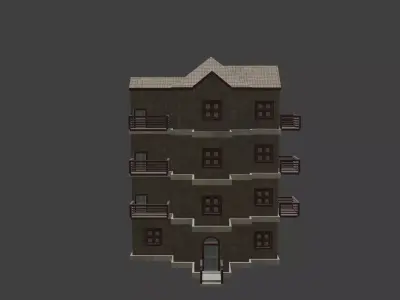 House Model 38 Low-poly 3D model