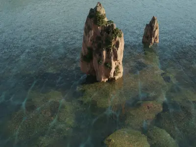 Natural Landscape 3D model