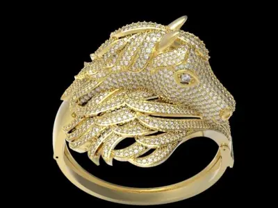Rings Women Engagement Band STL Render Detail 3D Model 3D print model