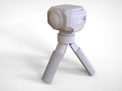 Sports camera 3D model