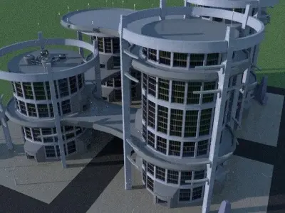 SpiderWare City Block 3D model