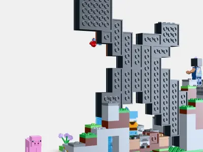 LEGO Minecraft The Sword Fortress 21244 3D model