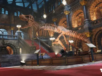 Historical Museum Low-poly 3D model